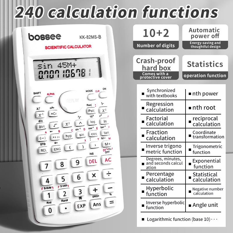 Scientific Calculator 240 Func - đánh giá và giá Scientific Calculator For Secondary School
