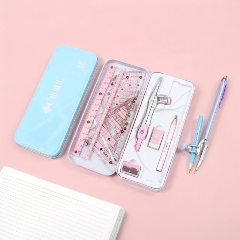 8Pcs/Set Geometry Math Drawing - đánh giá và giá Math Geometry Set With Compass