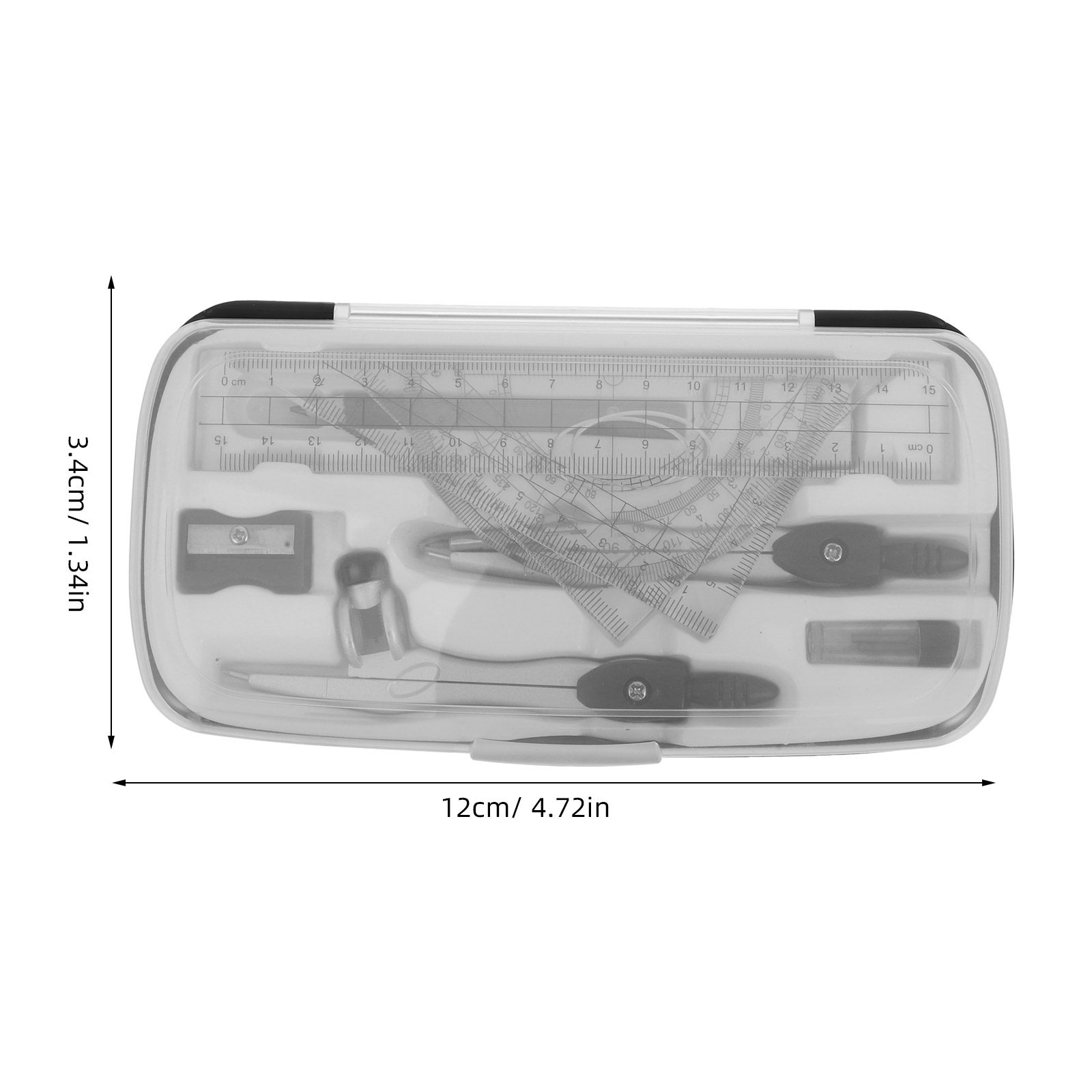 1Set Geometry Drawing Set with - đánh giá và giá Math Geometry Set With Compass