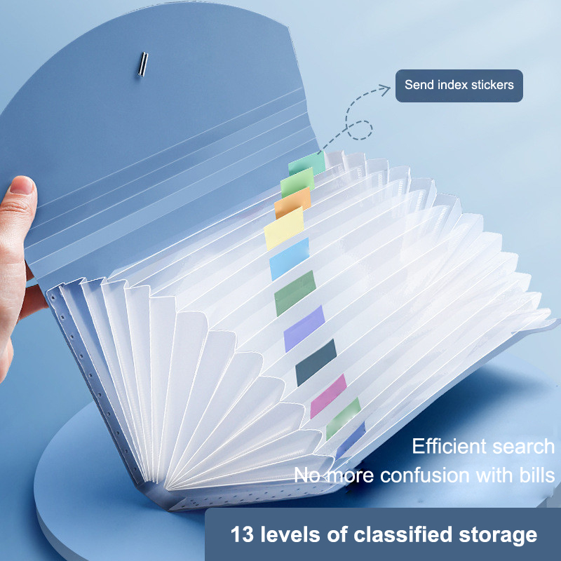 13 Pocket Expanding File Folde - đánh giá và giá Expandable Accordion File Folder 13 Pockets