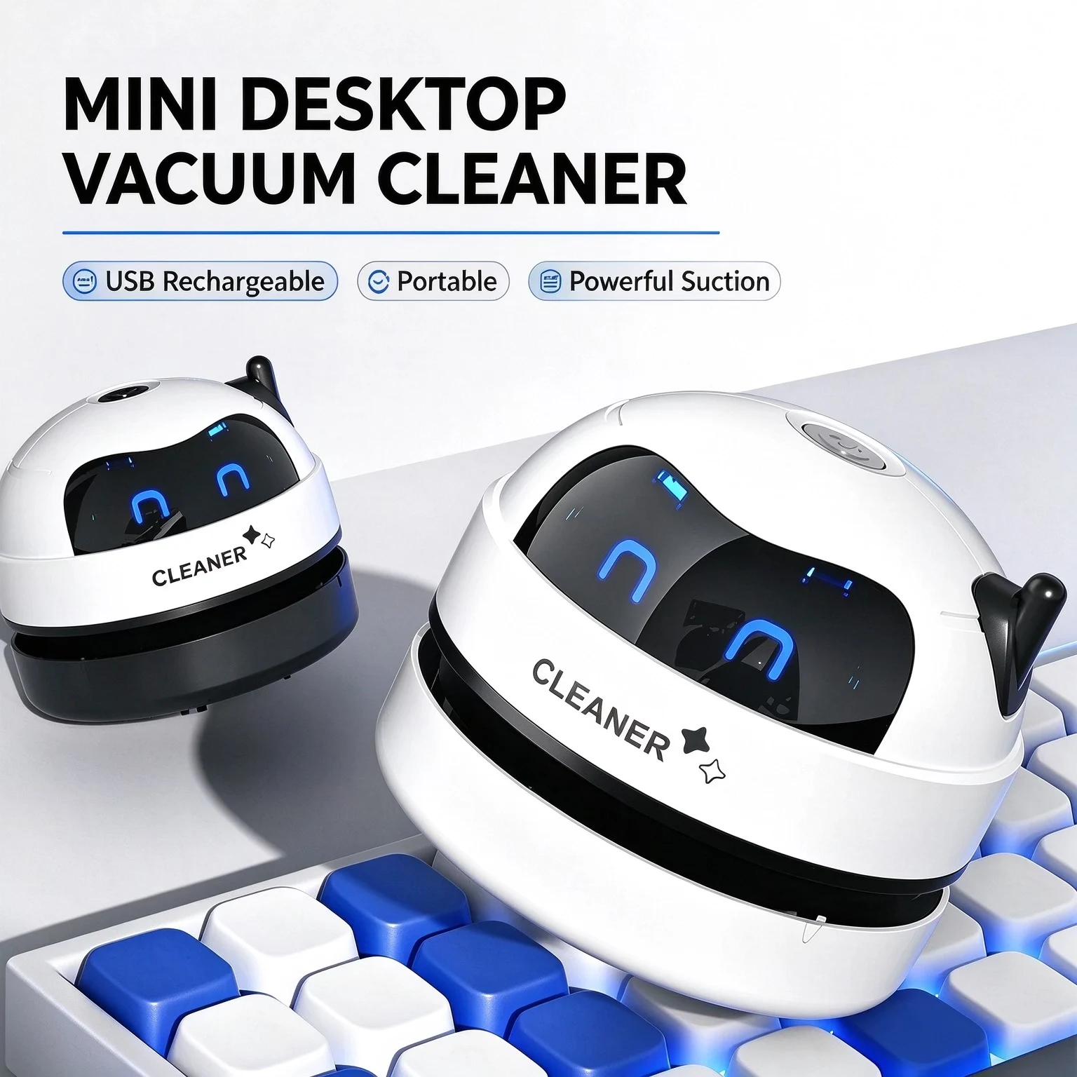Portable Mini Desktop Vacuum C - đánh giá và giá Mini Desktop Vacuum Cleaner For Eraser Dust