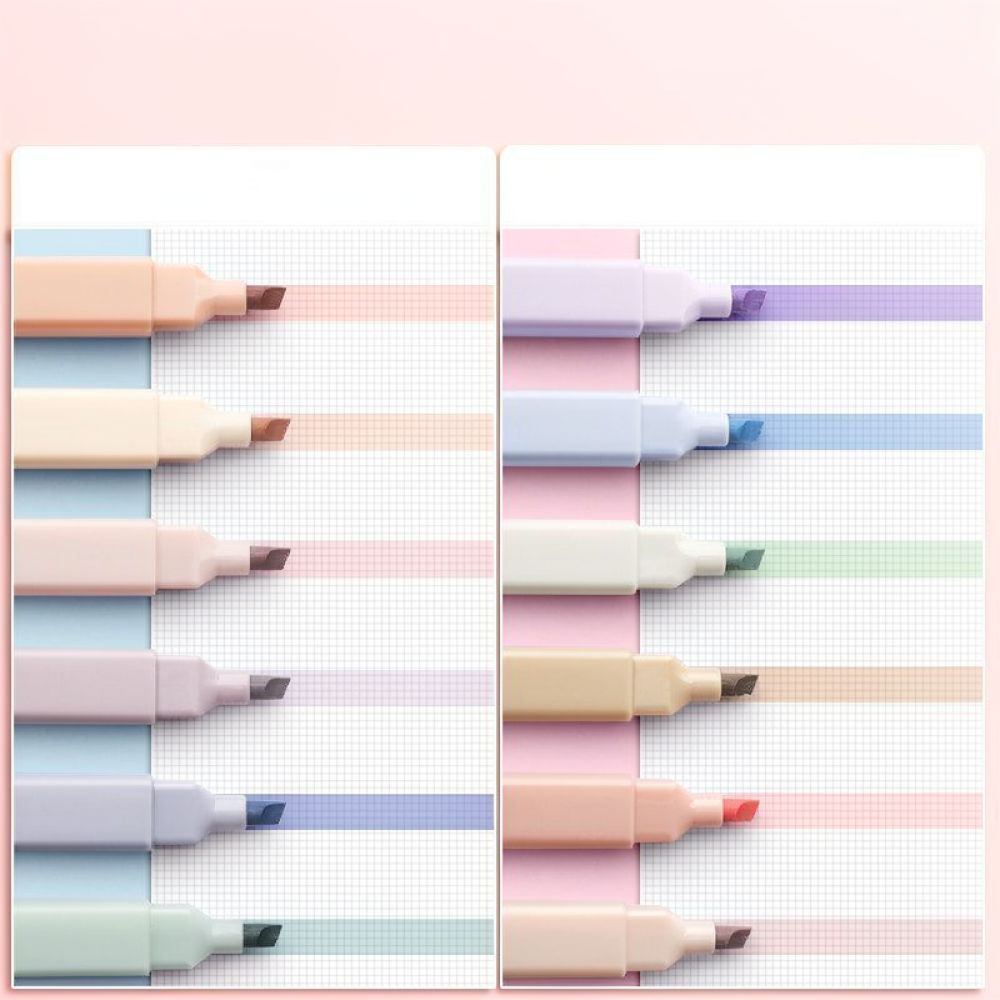 Aesthetic Pastel Highlighters  - đánh giá và giá Pastel Highlighter Set Double Ended