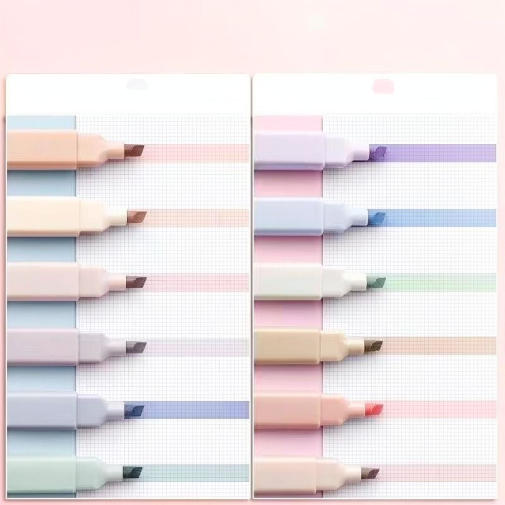 Aesthetic Pastel Highlighters  - đánh giá và giá Pastel Highlighter Set Double Ended